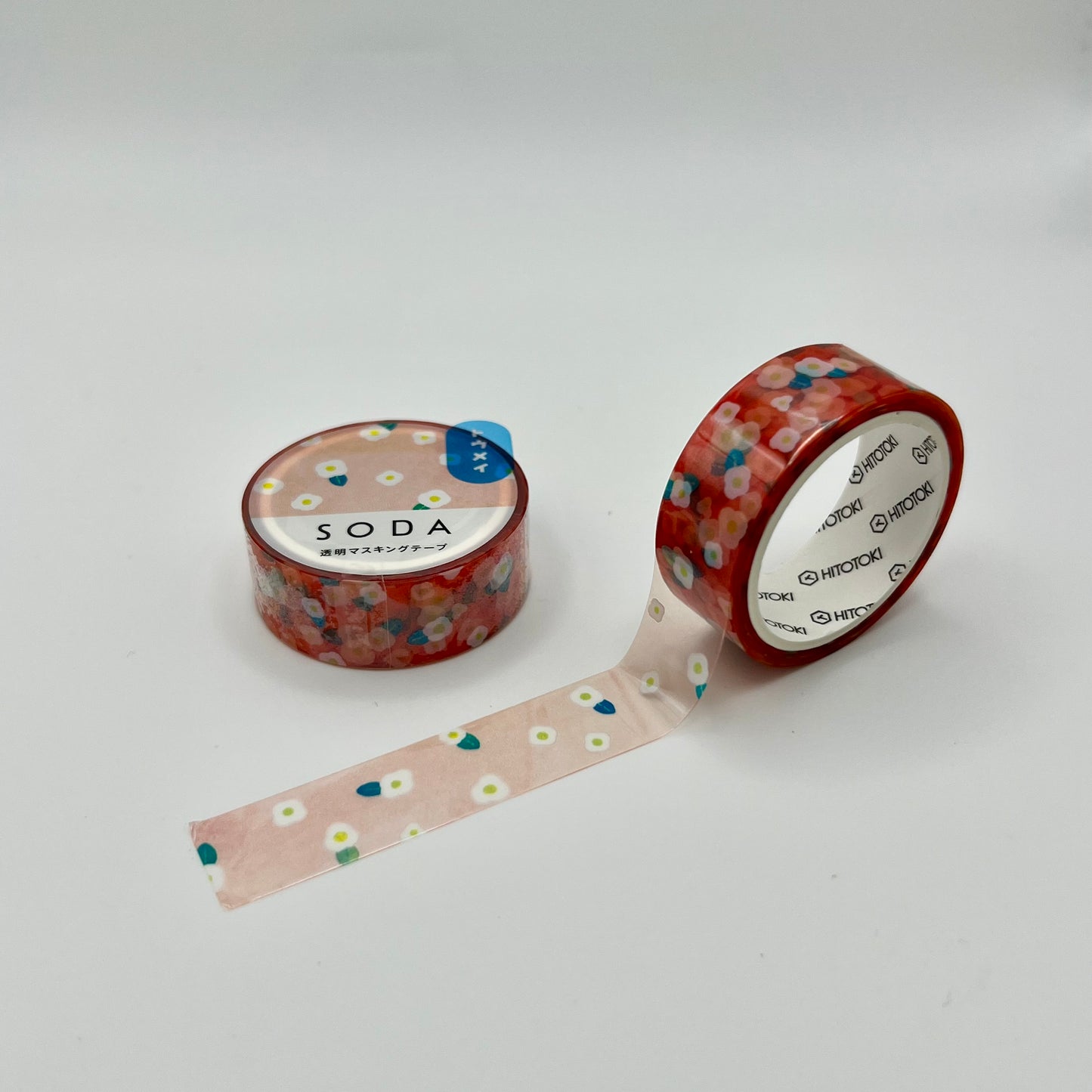 Hitotoki Kingjim SODA Washi Tape: Poppy Field
