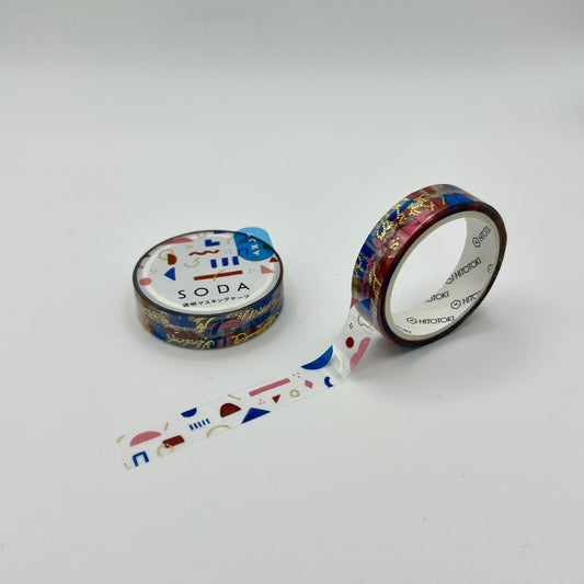 Hitotoki Kingjim SODA Washi Tape: Spare Parts
