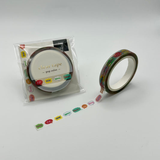 Mind Wave Clear Tape Pop Color: Callouts