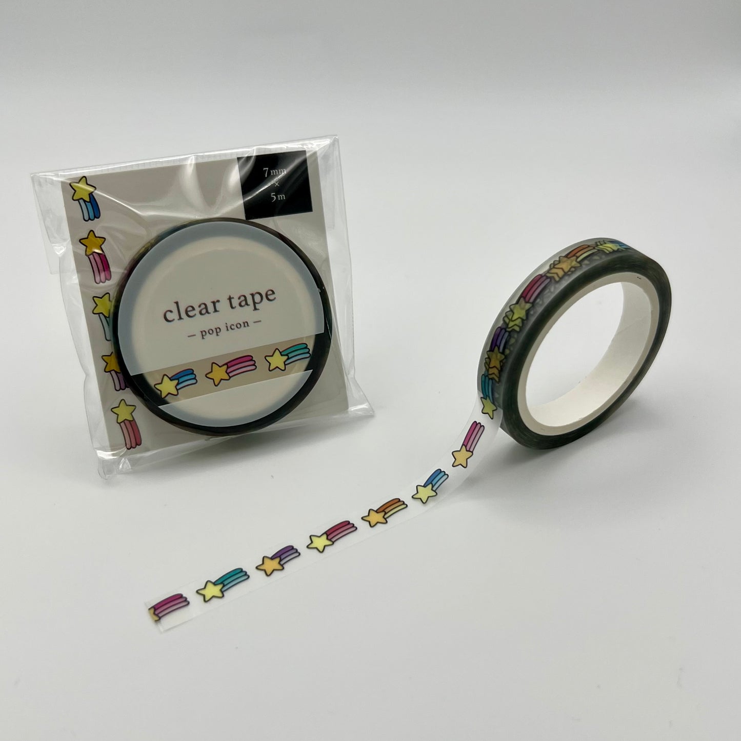 Mind Wave Clear Tape Pop Icon: Magic Stars