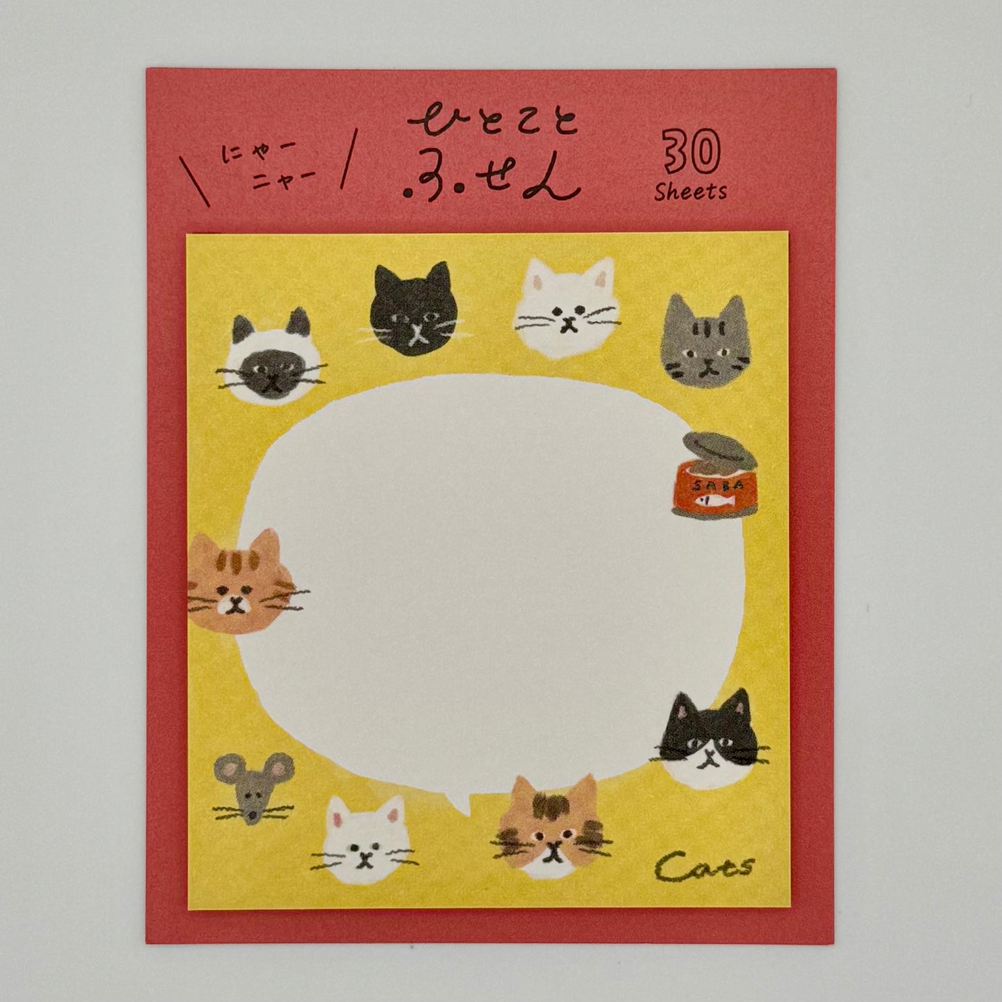 Furukawa Shiko Fusen Sticky Notes: It's A Cat's World