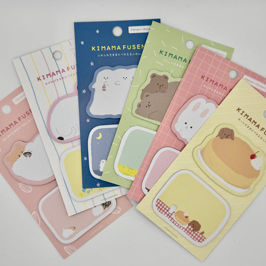 Furukawa Shiko Kimama Fusen Sticky Notes (various designs)