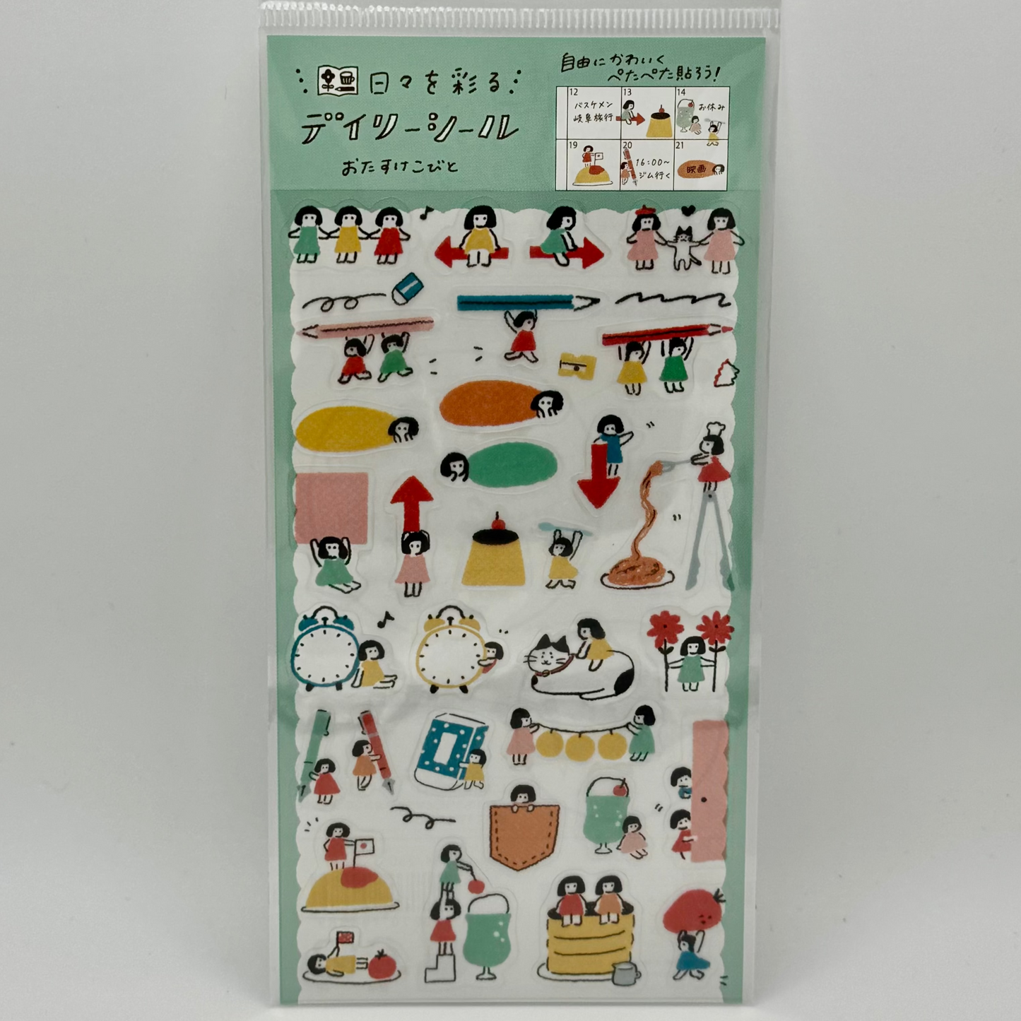 Furukawa Shiko Watashi-Biyori Daily Sticker Sheet: Techno Companions