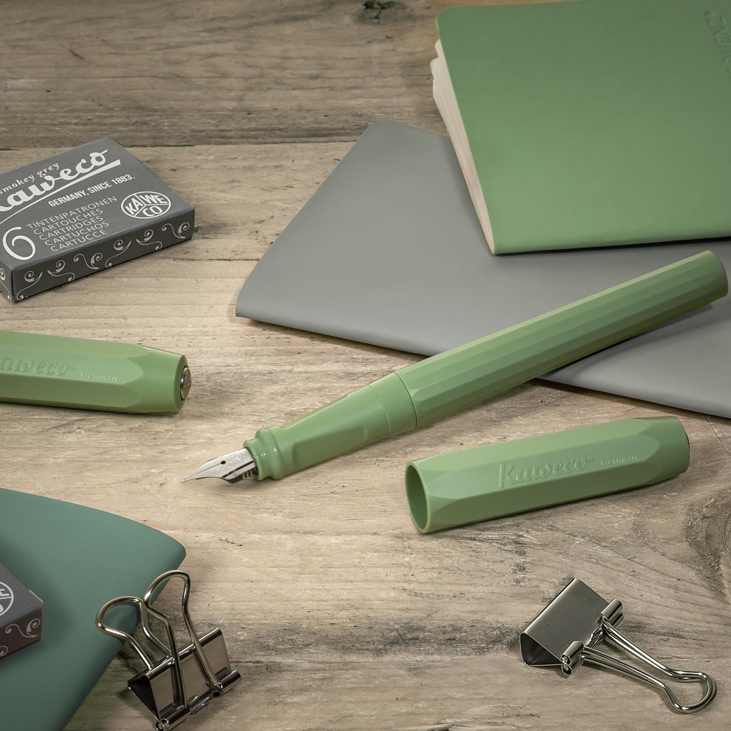 Kaweco Perkeo Fountain Pen: Jungle Green