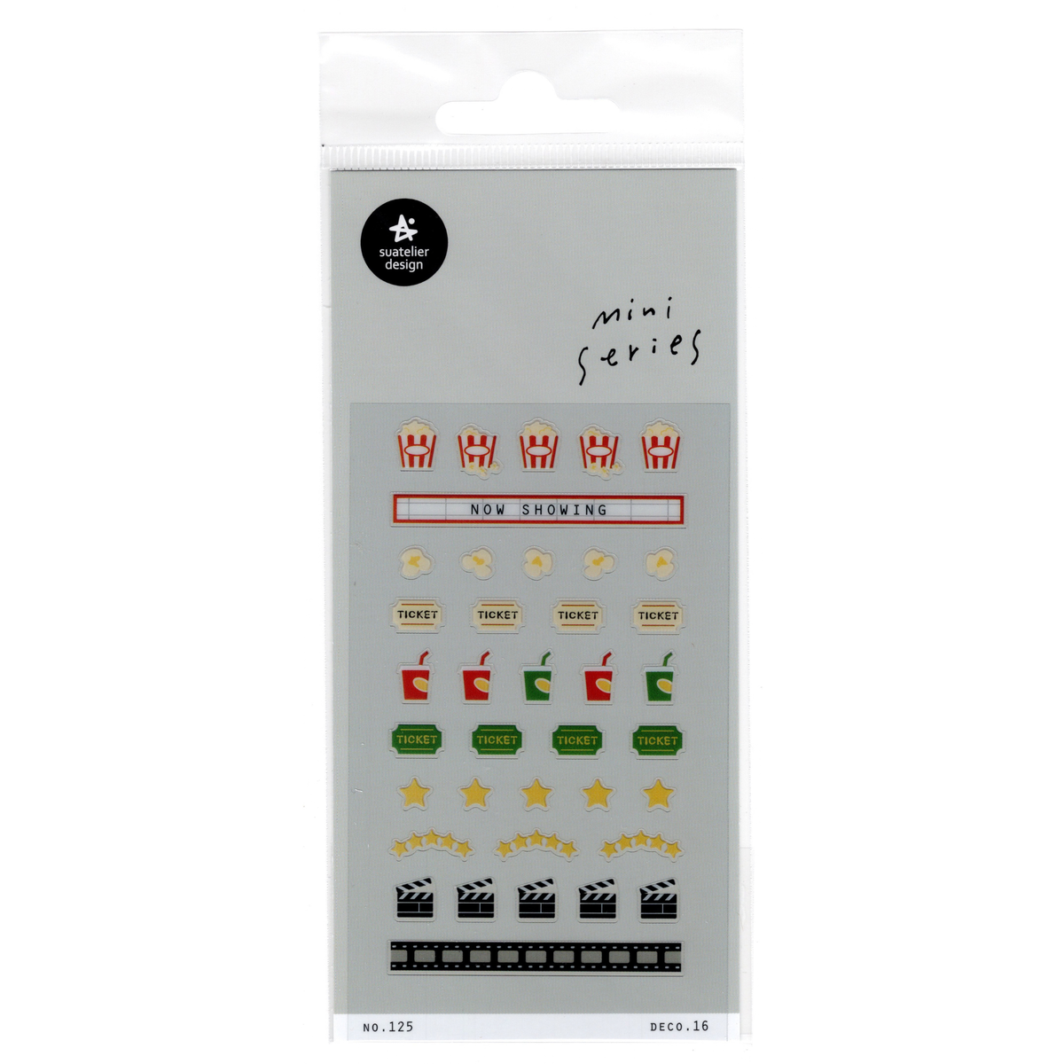 Suatelier Sticker Sheets Mini Series: Deco.16 (125)