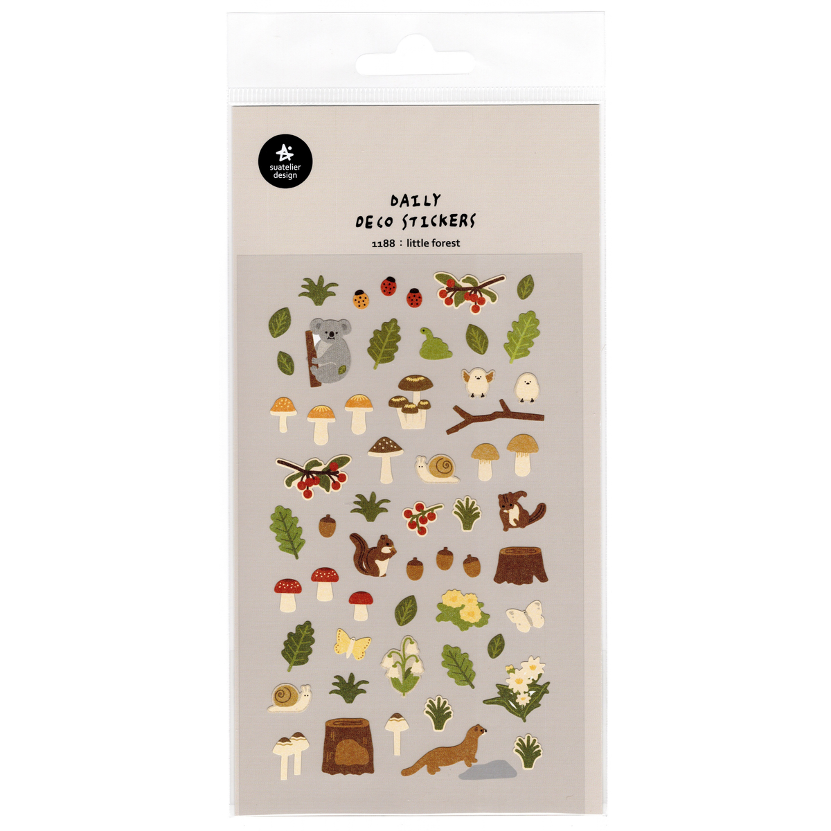 Suatelier Sticker Sheet: Little Forest (1188)