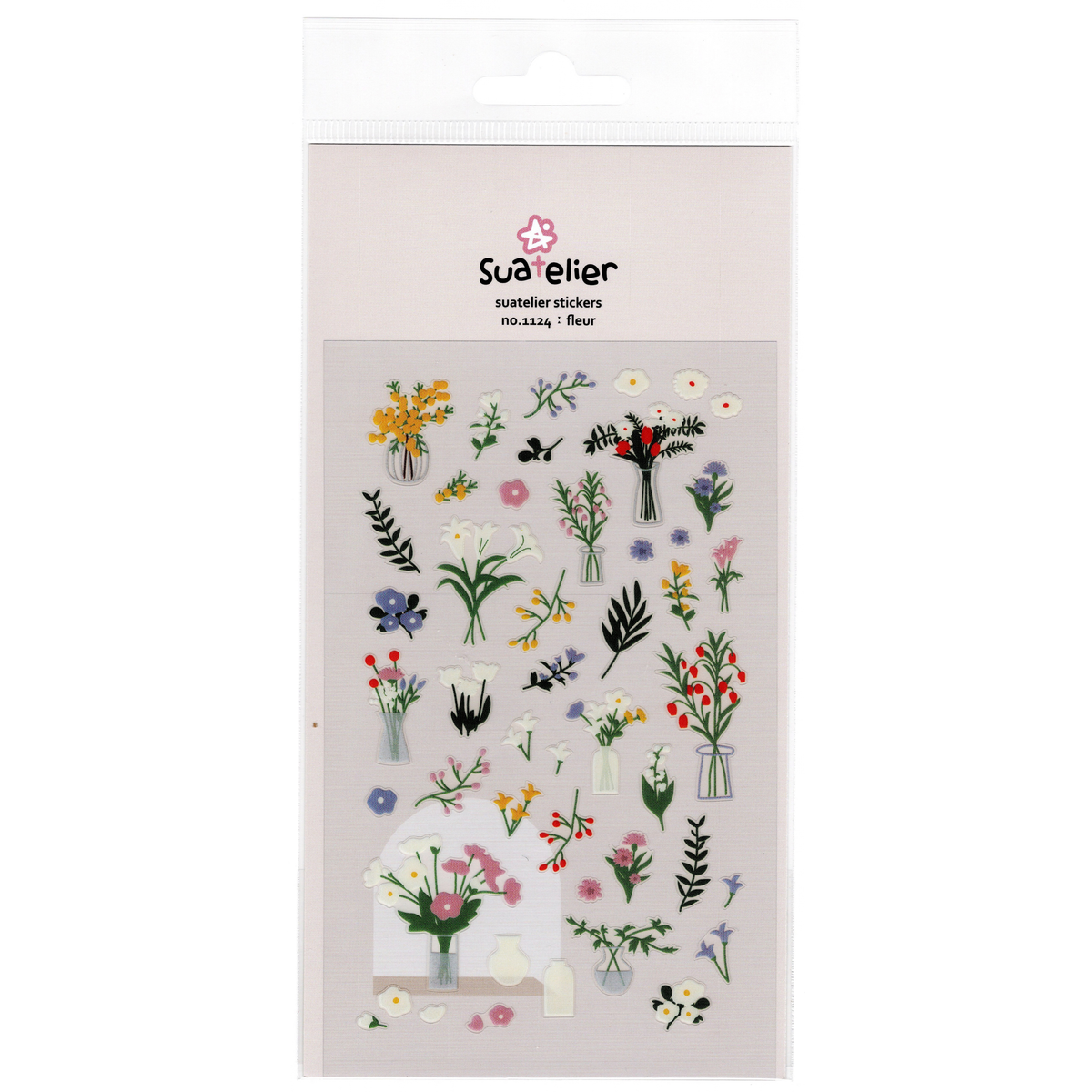 Suatelier Sticker Sheet: Fleur (1124)