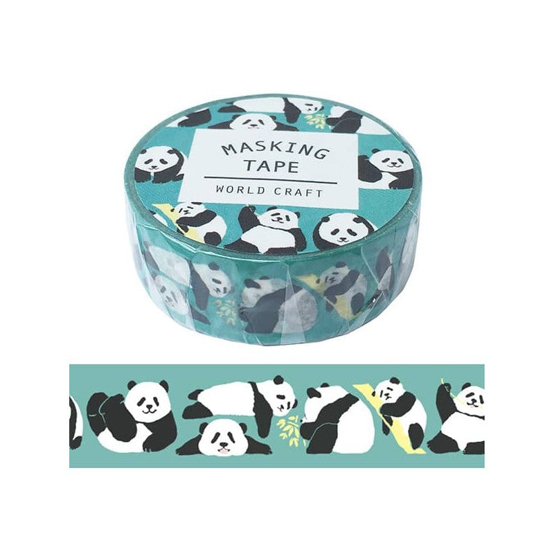 World Craft Washi Tape: Blue Panda