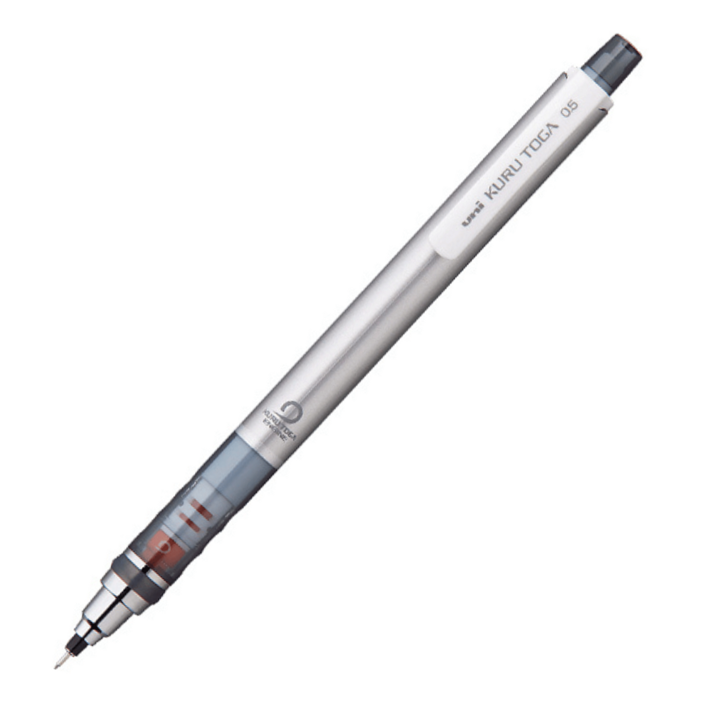 Mitsubishi Kuru Toga Mechanical Pencil (Silver)