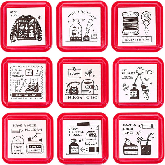 Hello Small Things x Sanby Self Inking Stamps: Have a Nice Day