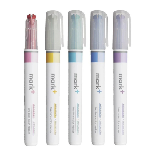 Kokuyo Mark+ Two Way Highlighter (various colours)