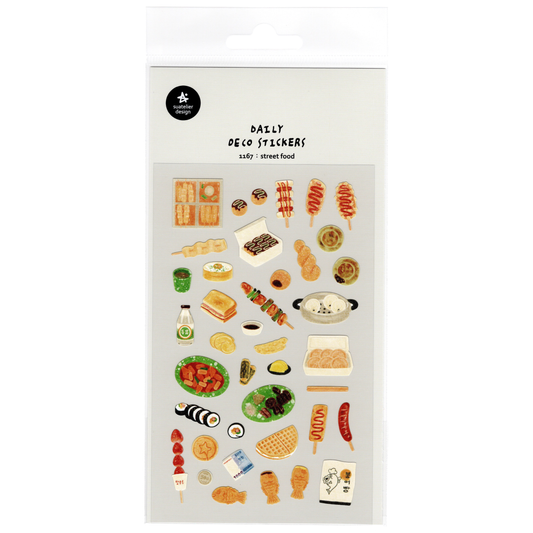 Suatelier Sticker Sheet: Street Food (1167)