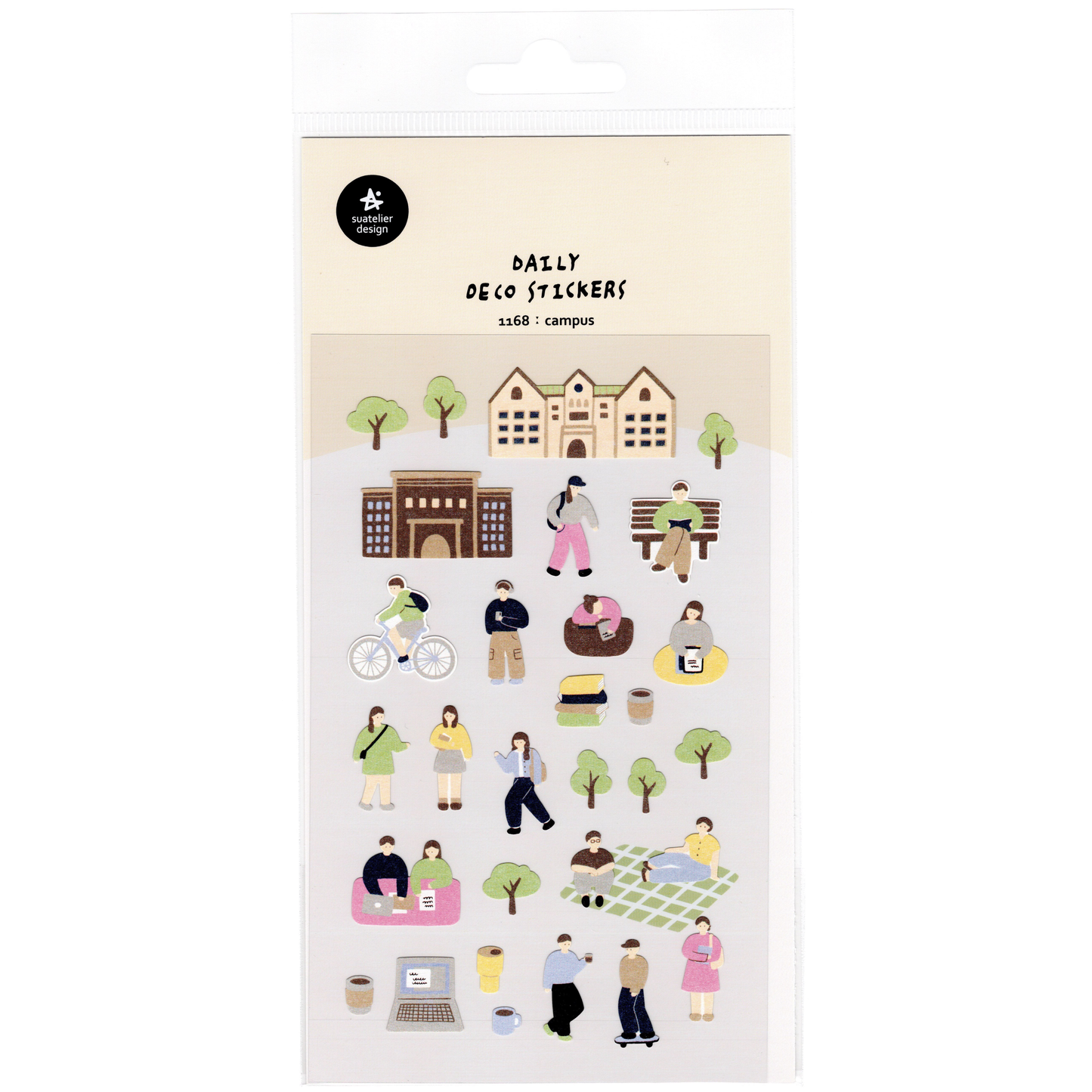 Suatelier Sticker Sheet: Campus (1168)