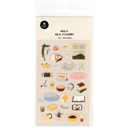 Suatelier Sticker Sheet: Lazy Sunday (1171)