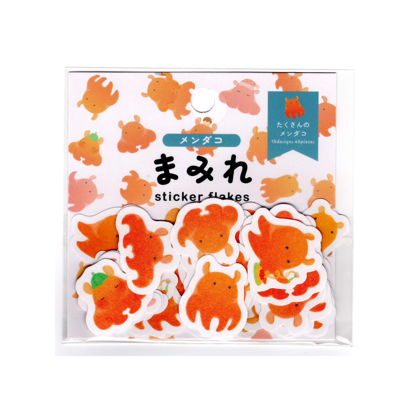 World Craft Flake Stickers: Flapjack Octopus