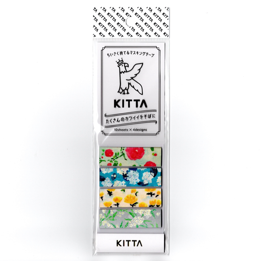 Kitta Washi Tape Sticker: Flowers