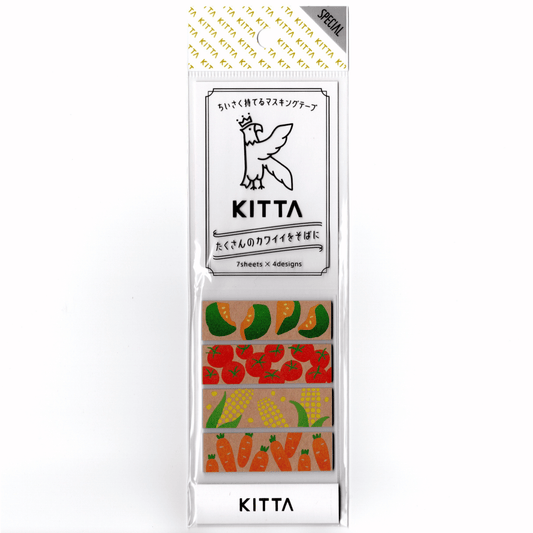Kitta Washi Tape Sticker: Vegetables (special)