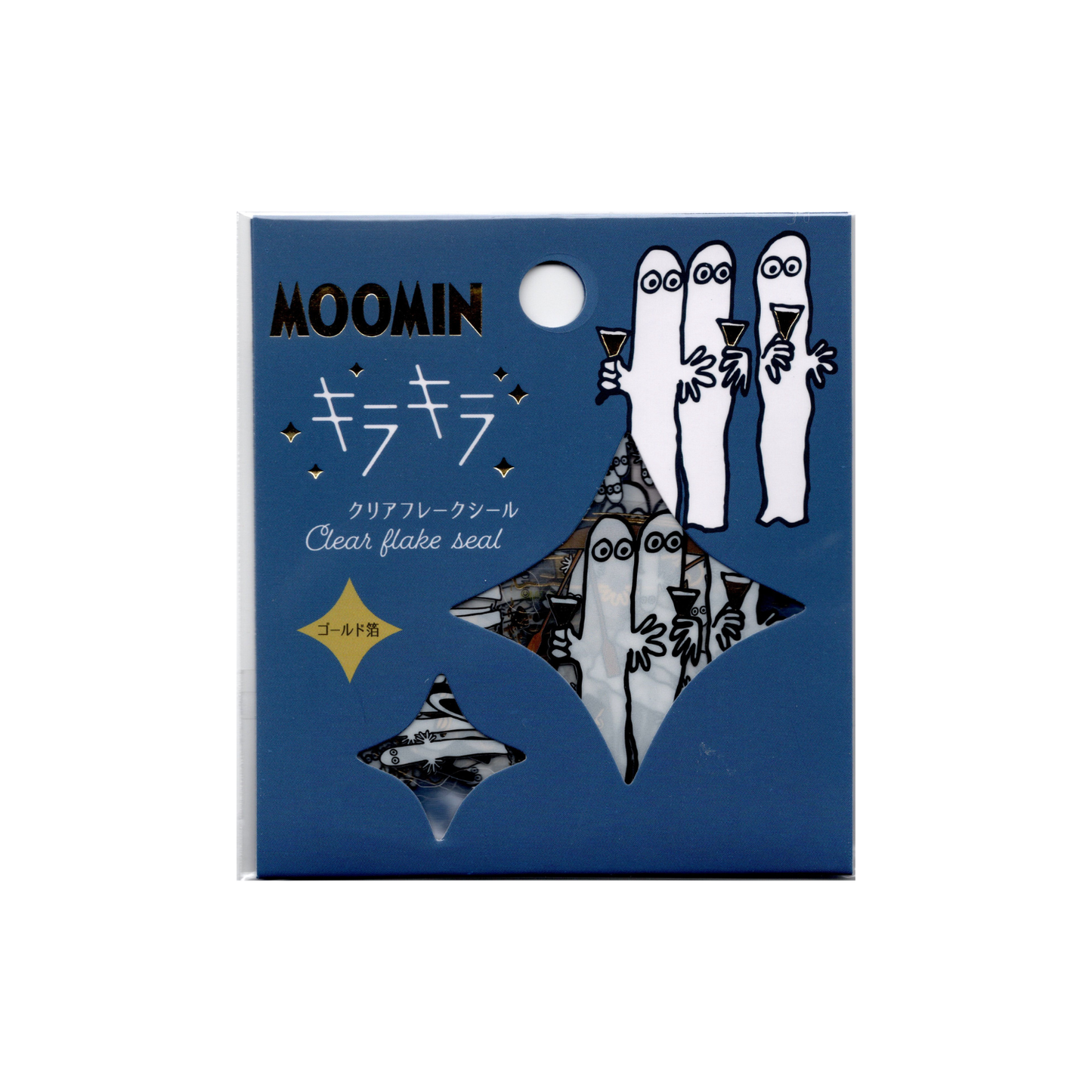 World Craft Moomin Flake Sticker (Hattifatteners)