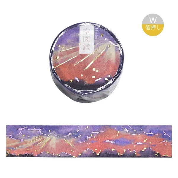 BGM Washi Tape Sora Zukan: Breaking Dawn