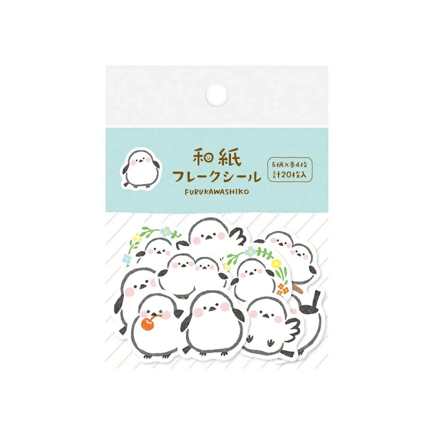Furukawa Shiko Flake Sticker (Birds)