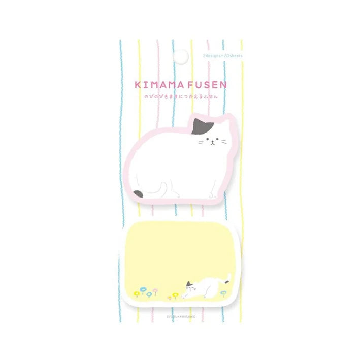 Furukawa Shiko Kimama Fusen Sticky Notes (Cat)