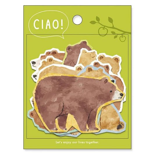 Mind Wave CIAO Flake Stickers: Bear