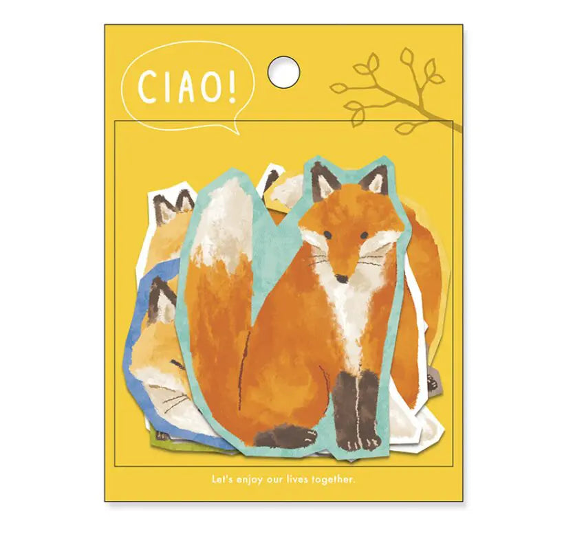 Mind Wave CIAO Flake Stickers: Fox