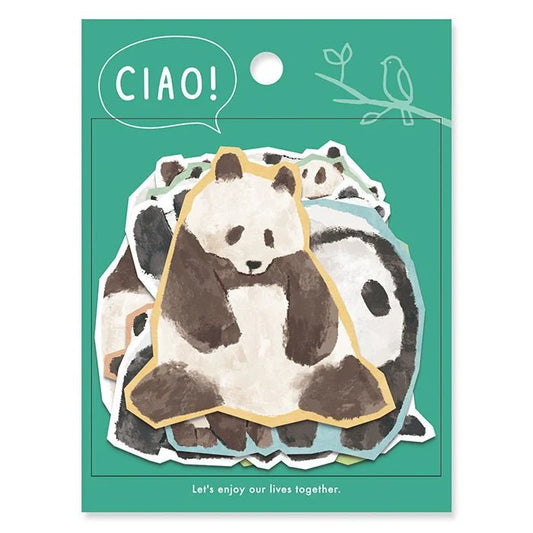 Mind Wave CIAO Flake Stickers: Panda