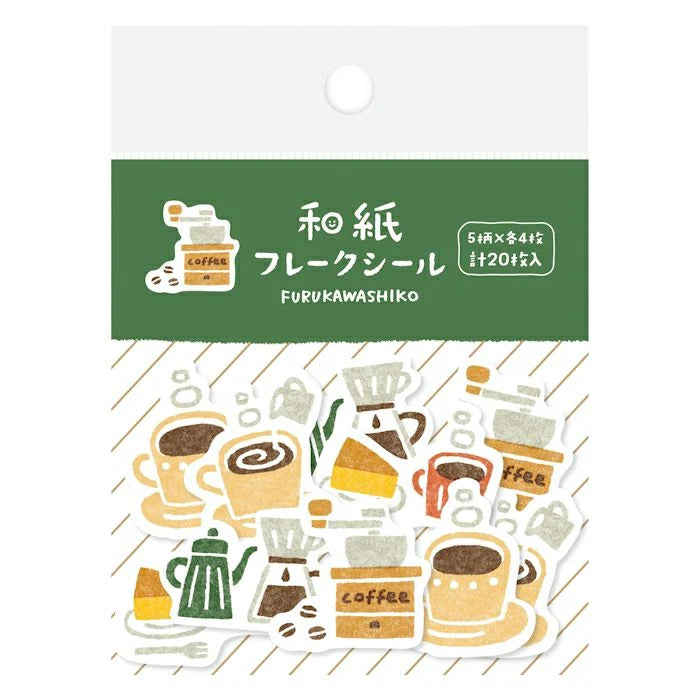 Furukawa Shiko Flake Sticker (Coffee)