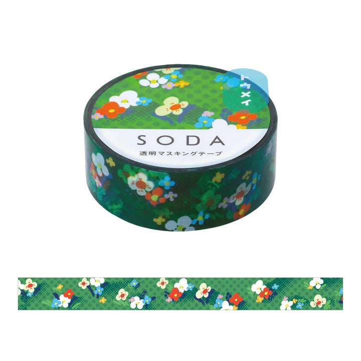 Hitotoki Kingjim SODA Washi Tape: Summer Prairie