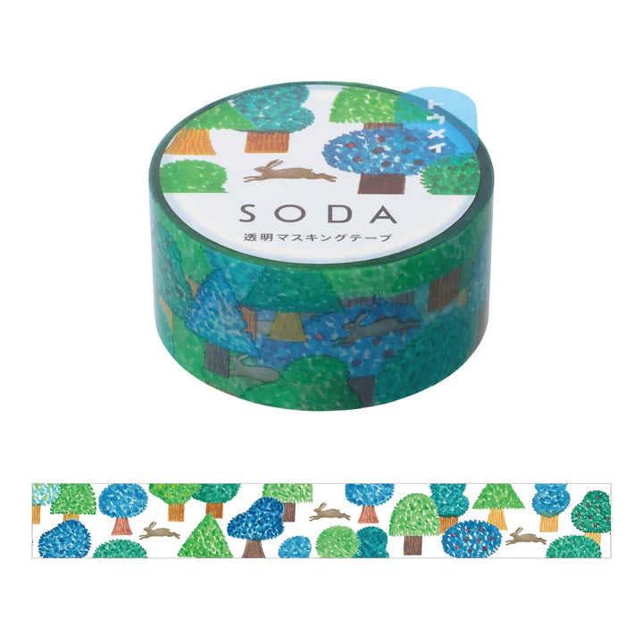 Hitotoki Kingjim SODA Washi Tape: Ancient Trees