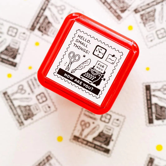 Hello Small Things x Sanby Self Inking Stamps: How Are You? (For You)