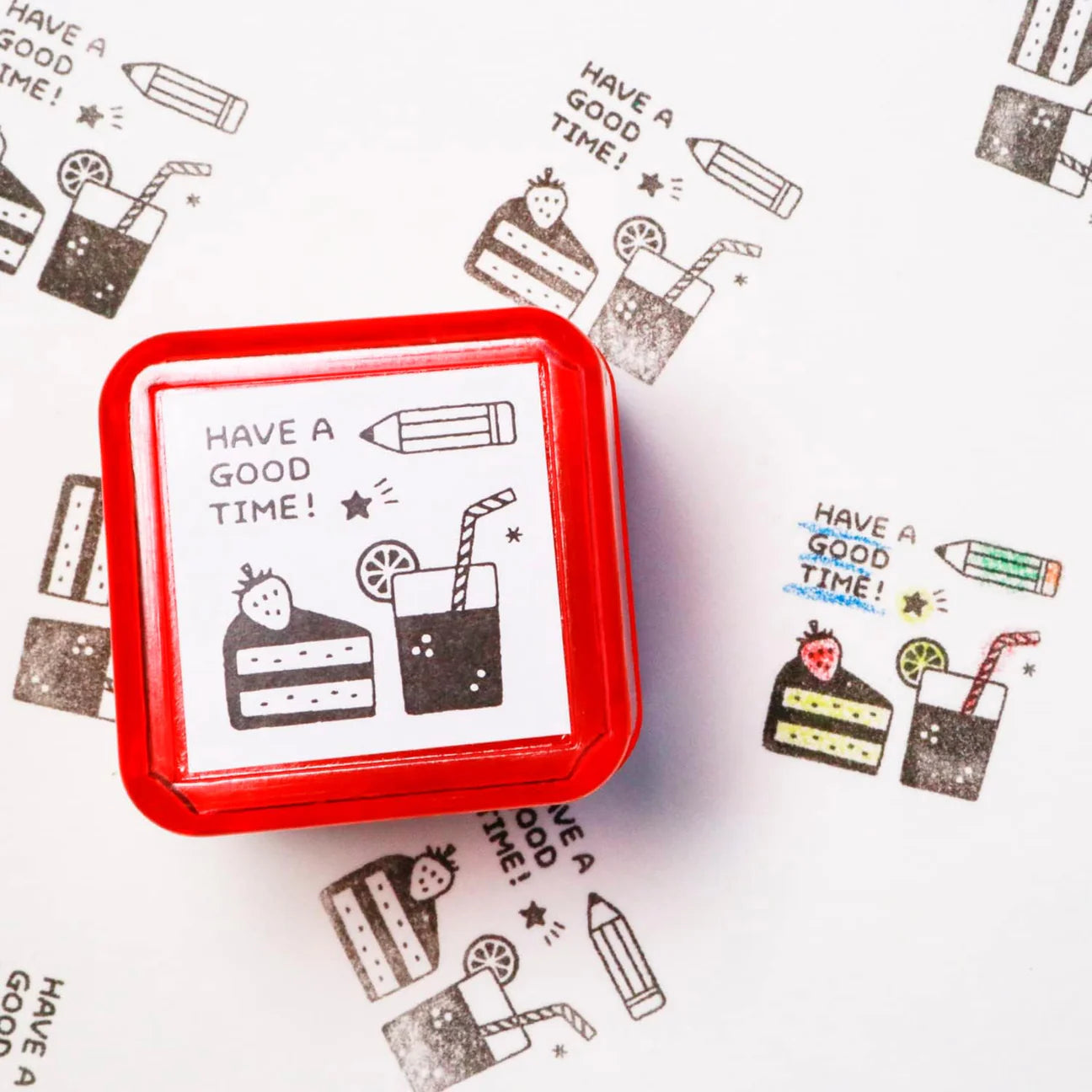 Hello Small Things x Sanby Self Inking Stamps: Have a Good Time!