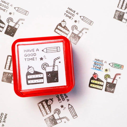 Hello Small Things x Sanby Self Inking Stamps: Have a Good Time!