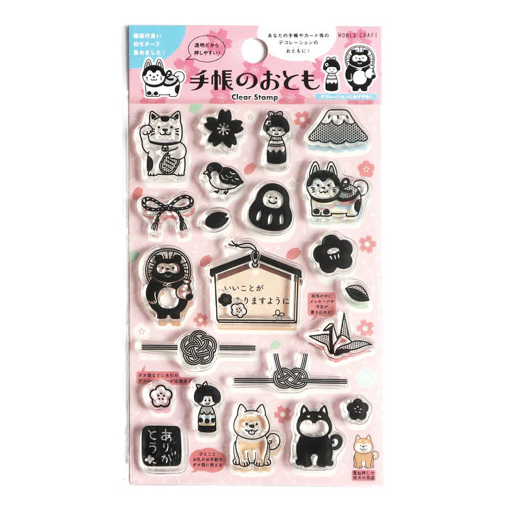 World Craft Clear Stamp Decorations (Japan)
