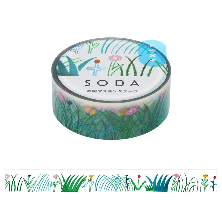Hitotoki Kingjim SODA Washi Tape: Kusamura