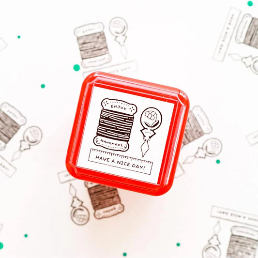 Hello Small Things x Sanby Self Inking Stamps: Have a Nice Day
