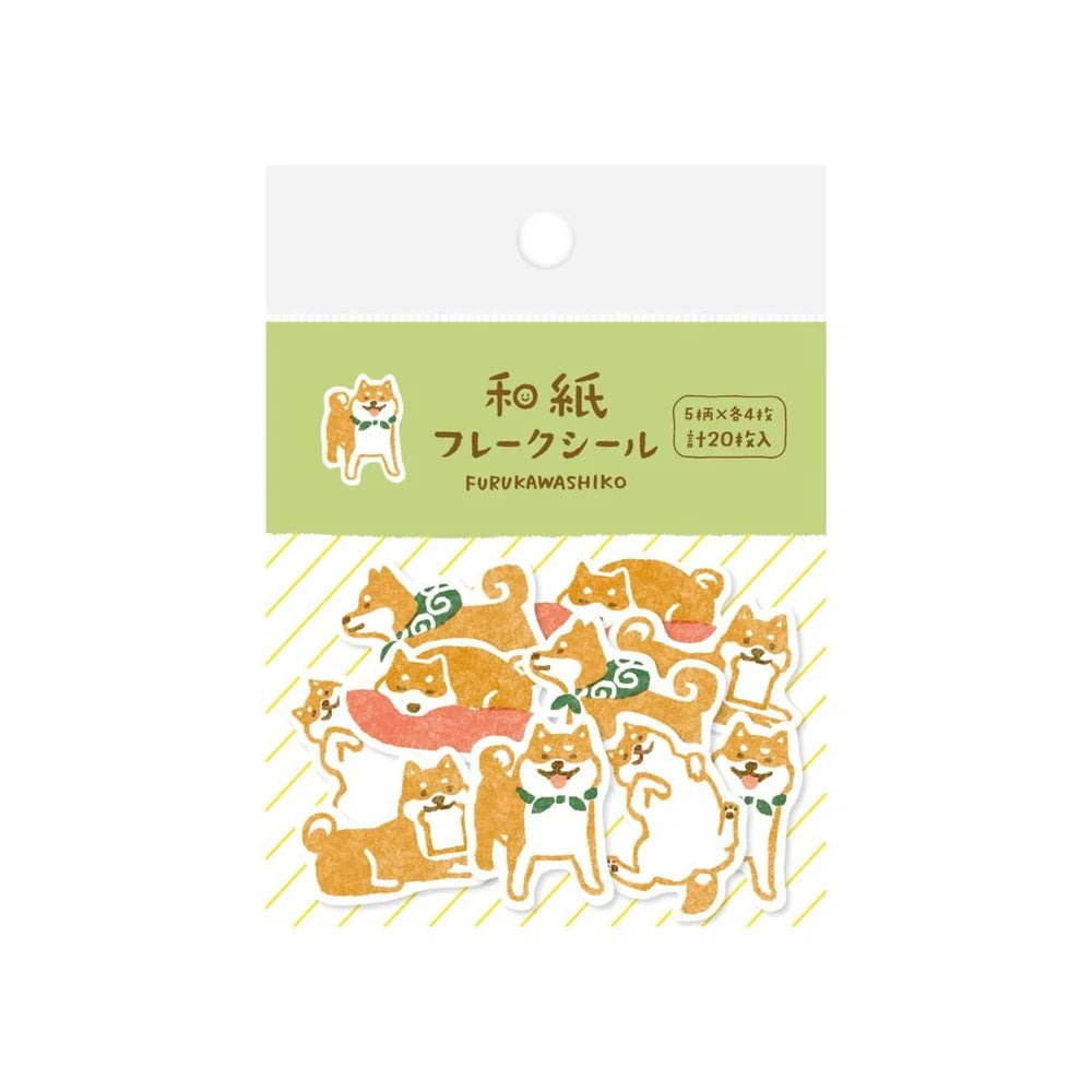 Furukawa Shiko Flake Sticker (Shiba Inu)