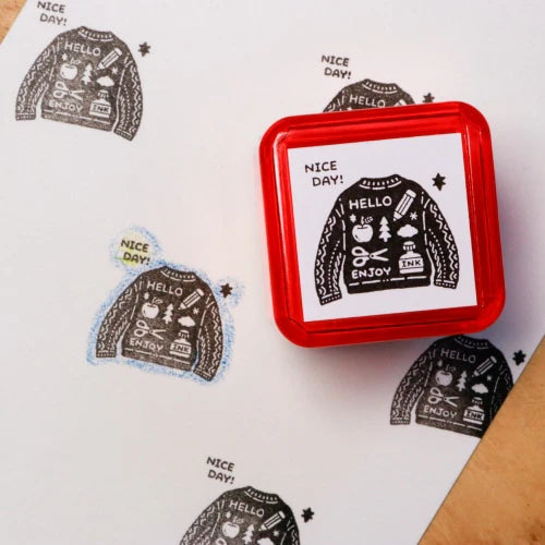 Hello Small Things x Sanby Self Inking Stamps: Nice Day!