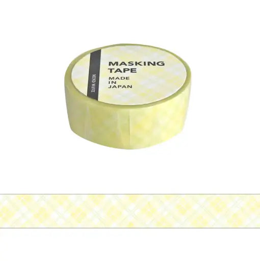 Mind Wave Pattern Washi Tape: Yellow