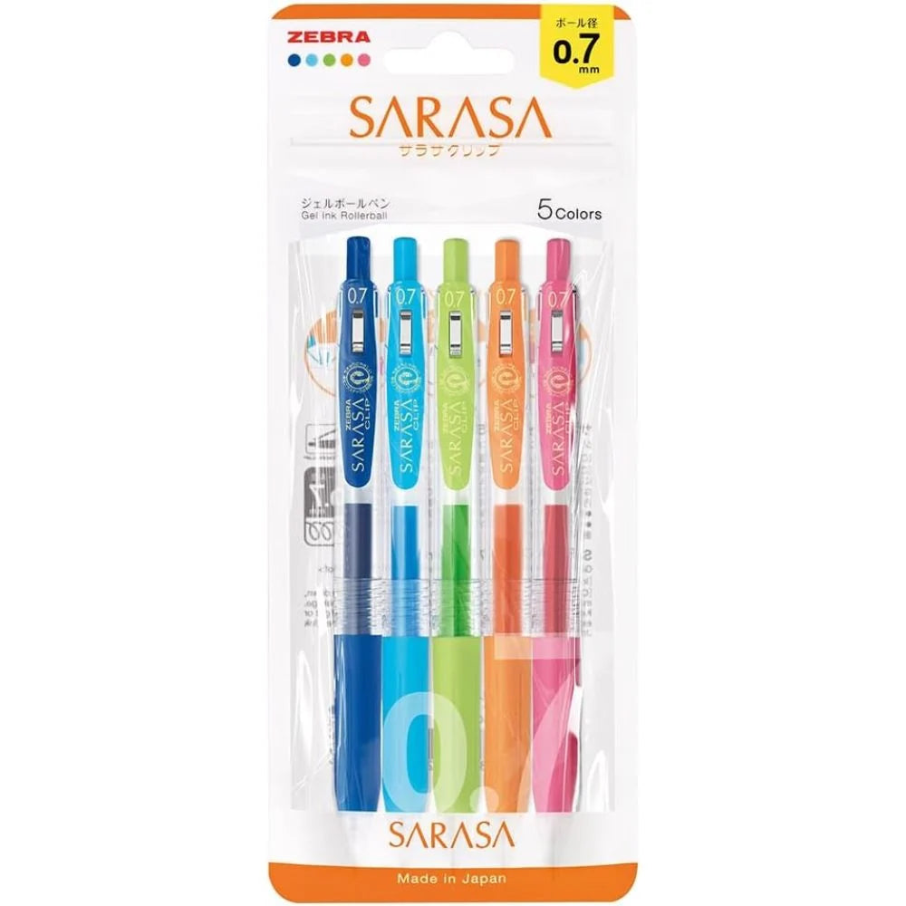 Zebra Sarasa Clip 5-Pack